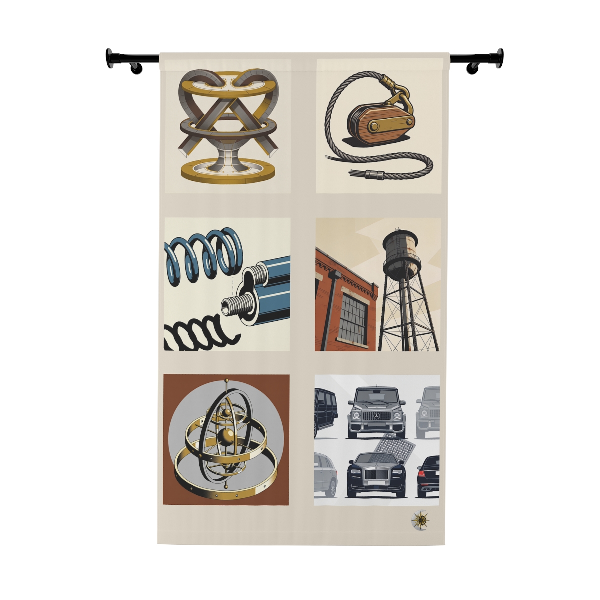 Original Art 950 Blackout Window Curtain Panel