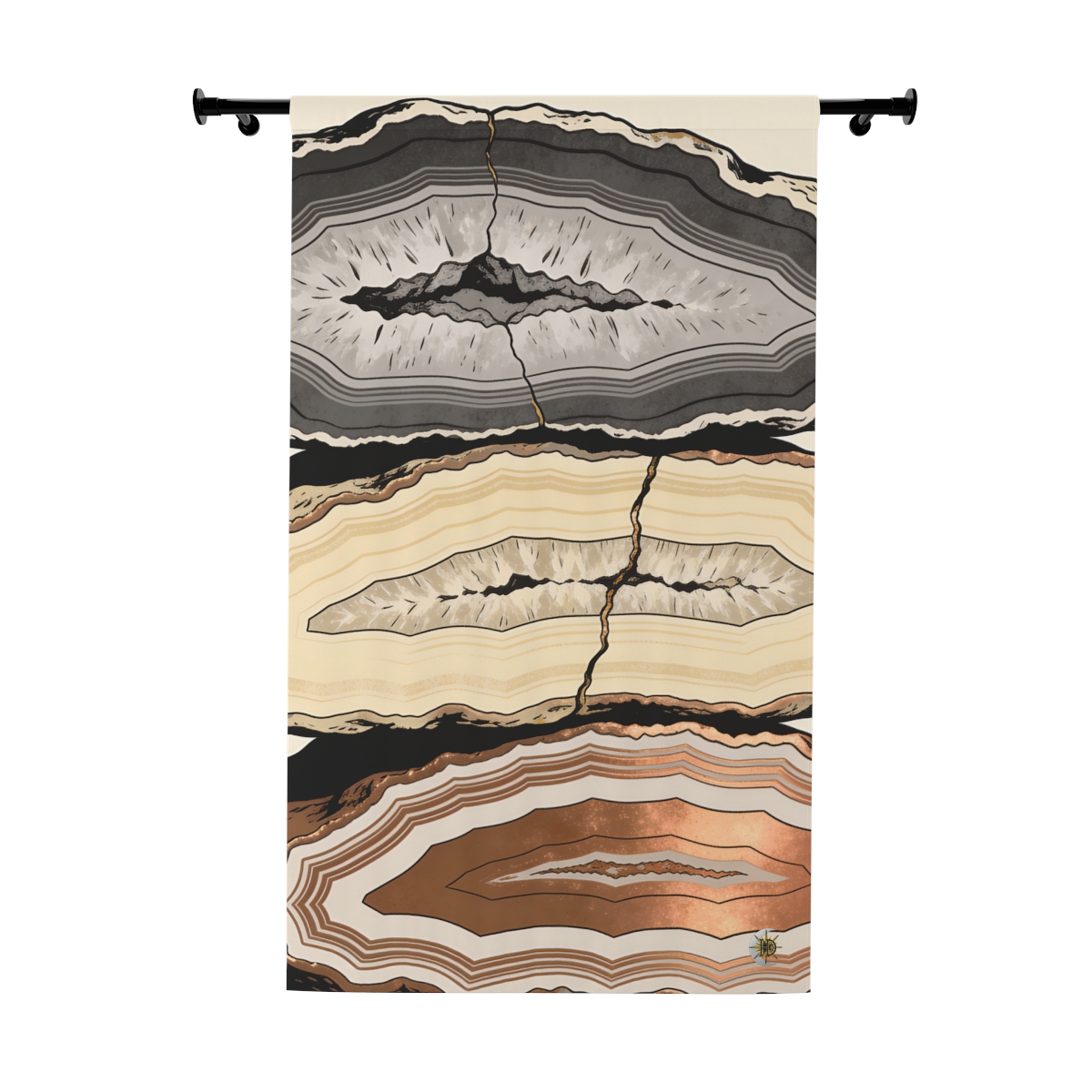Original Art 557 Blackout Window Curtain Panel