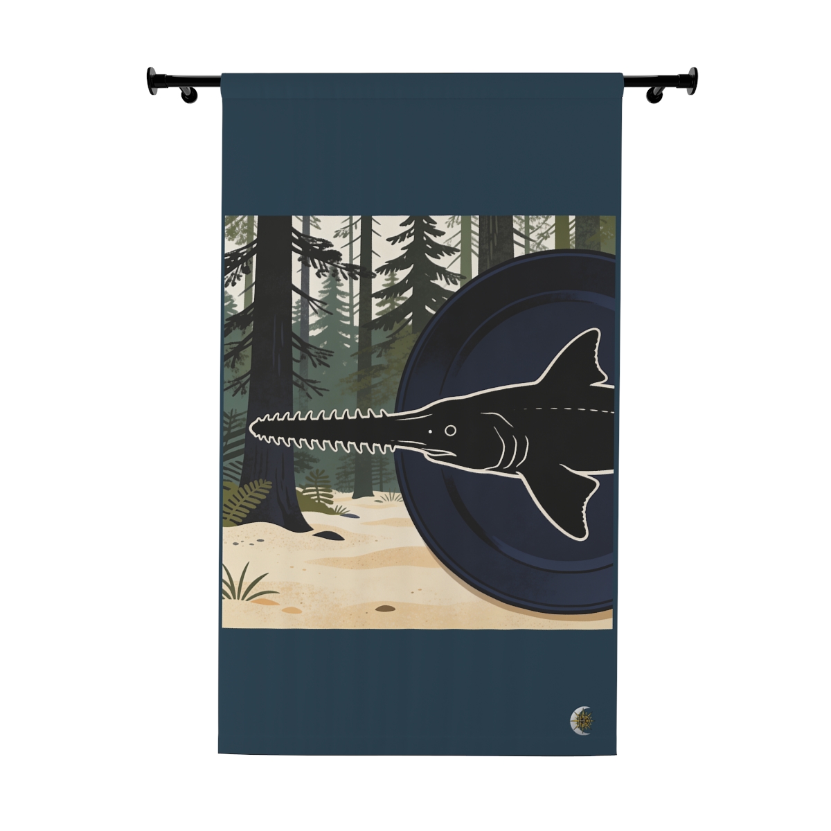 Original Art 564 Blackout Window Curtain Panel