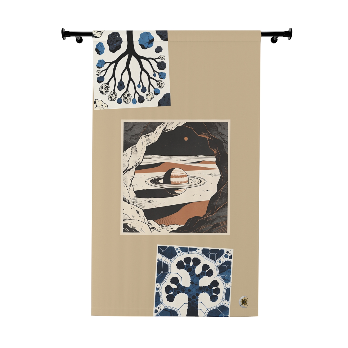 Original Art 568 Blackout Window Curtain Panel