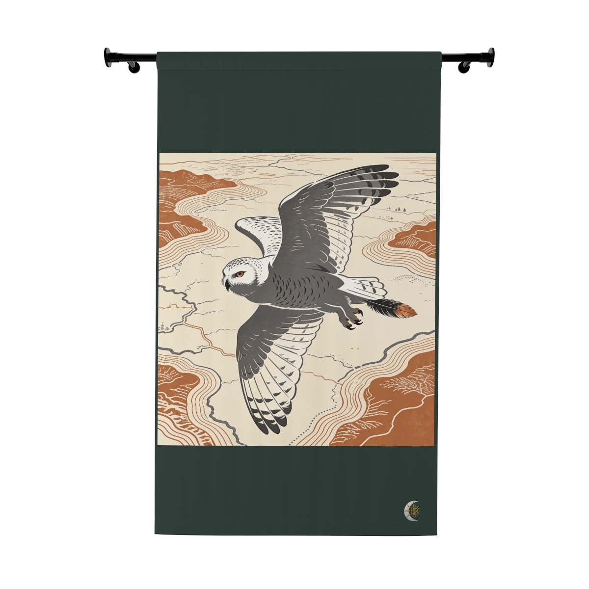 Original Art 578 Blackout Window Curtain Panel
