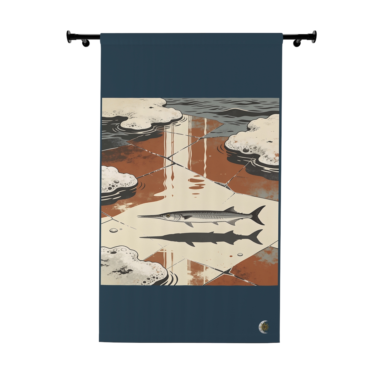 Original Art 579 Blackout Window Curtain Panel