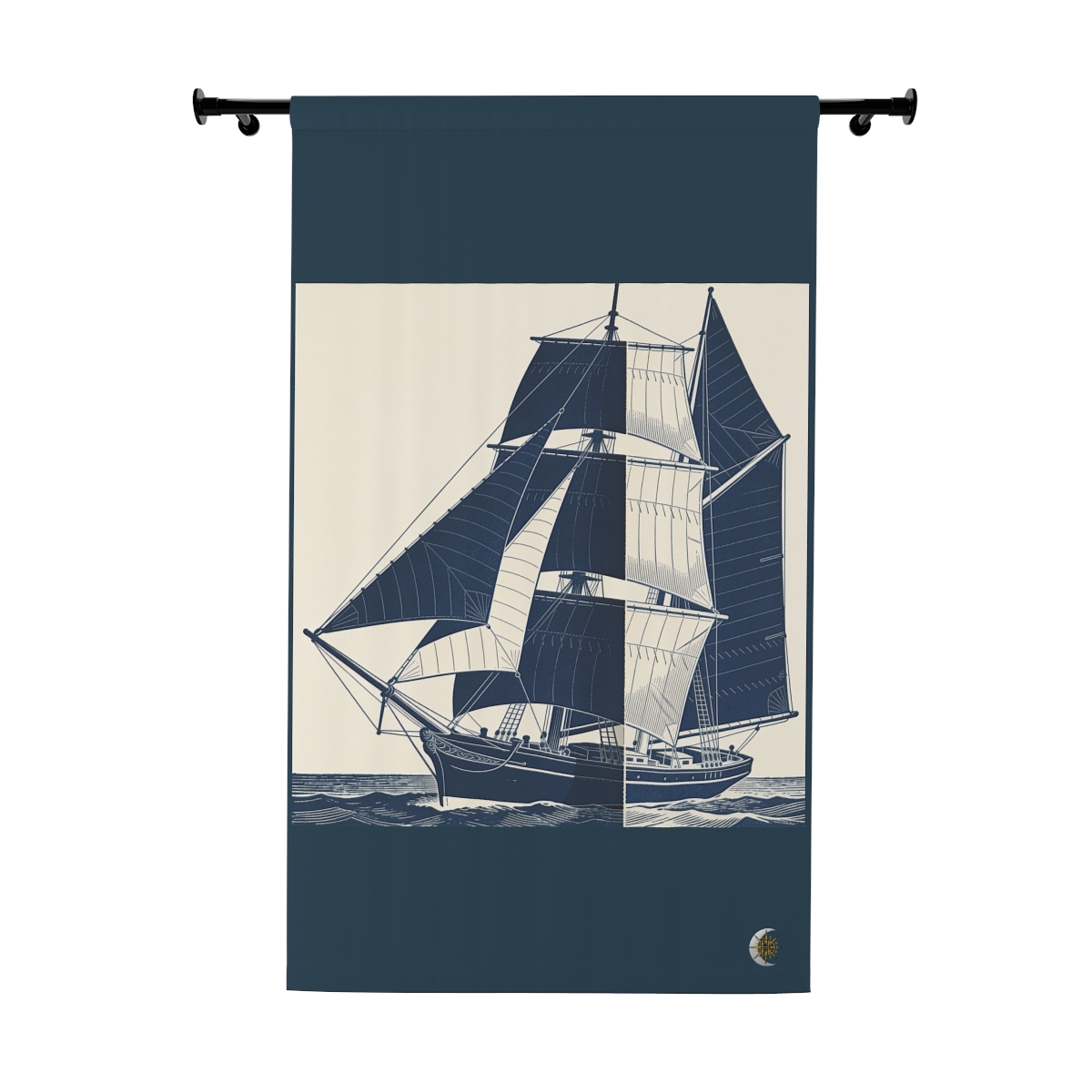 Original Art 581 Blackout Window Curtain Panel