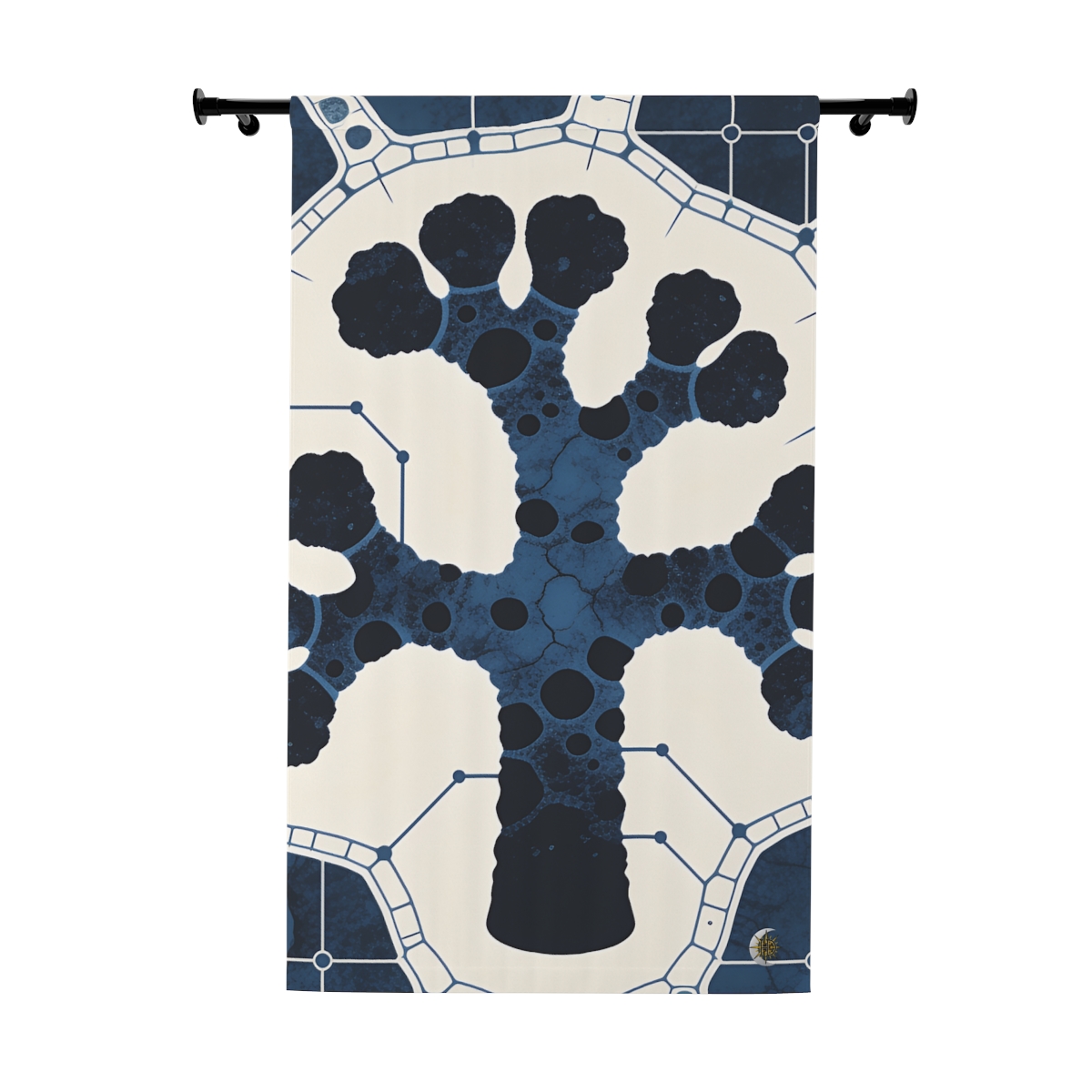 Original Art 591 Blackout Window Curtain Panel