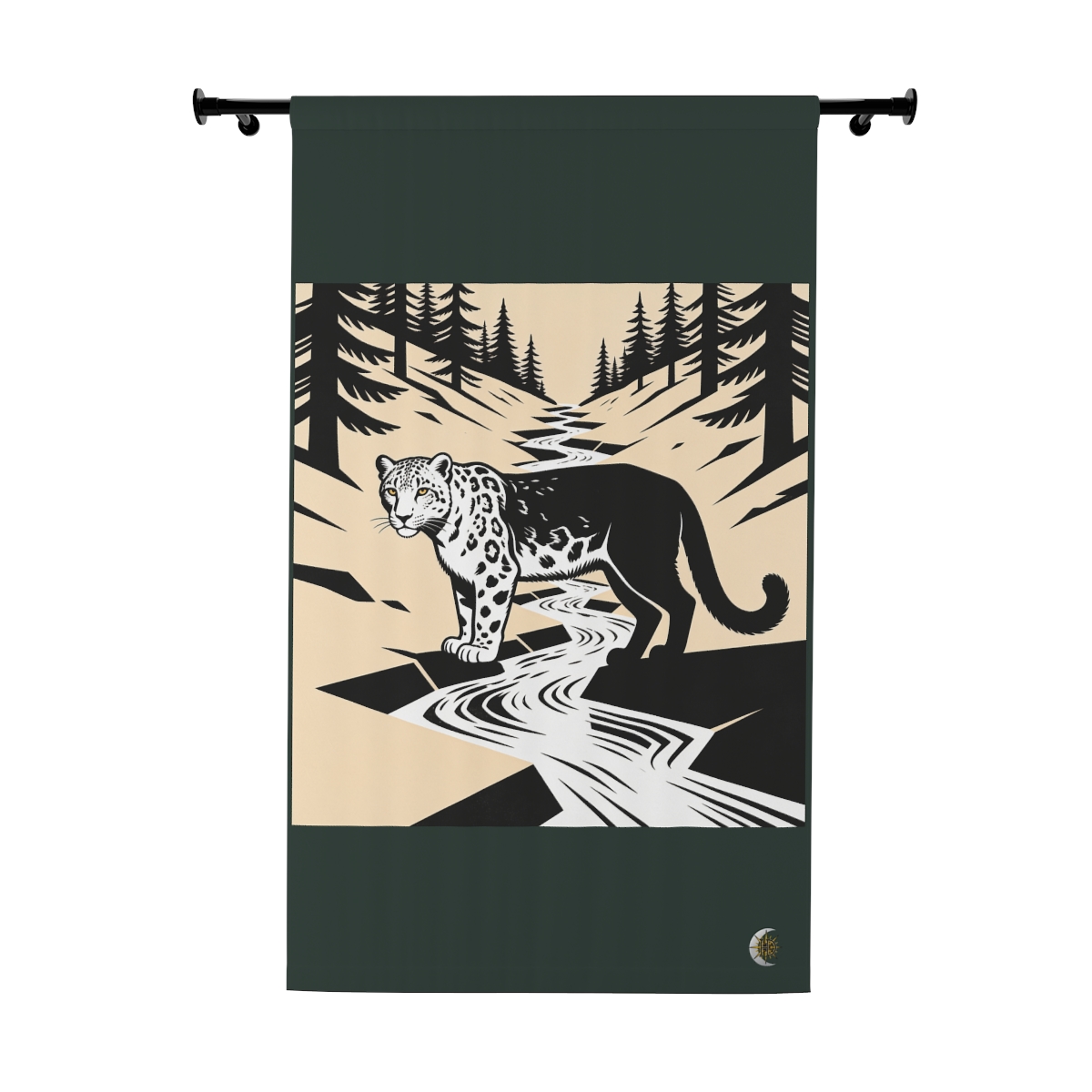 Original Art 593 Blackout Window Curtain Panel