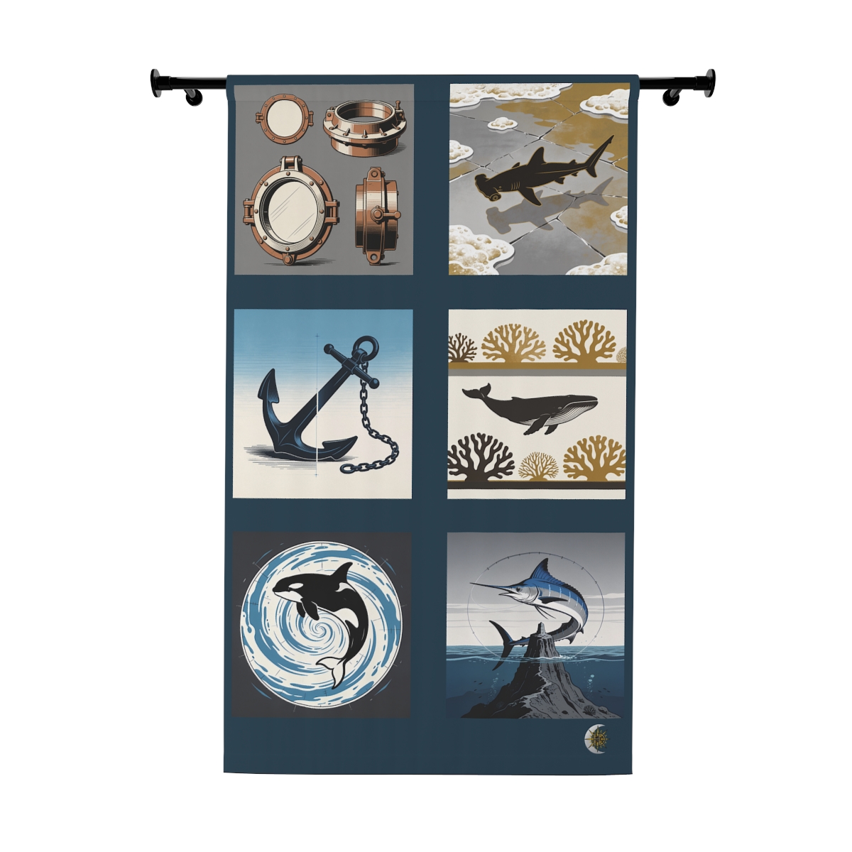 Original Art 603 Blackout Window Curtain Panel