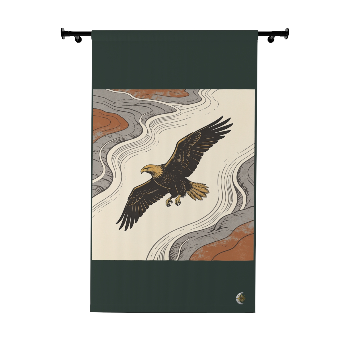 Original Art 618 Blackout Window Curtain Panel