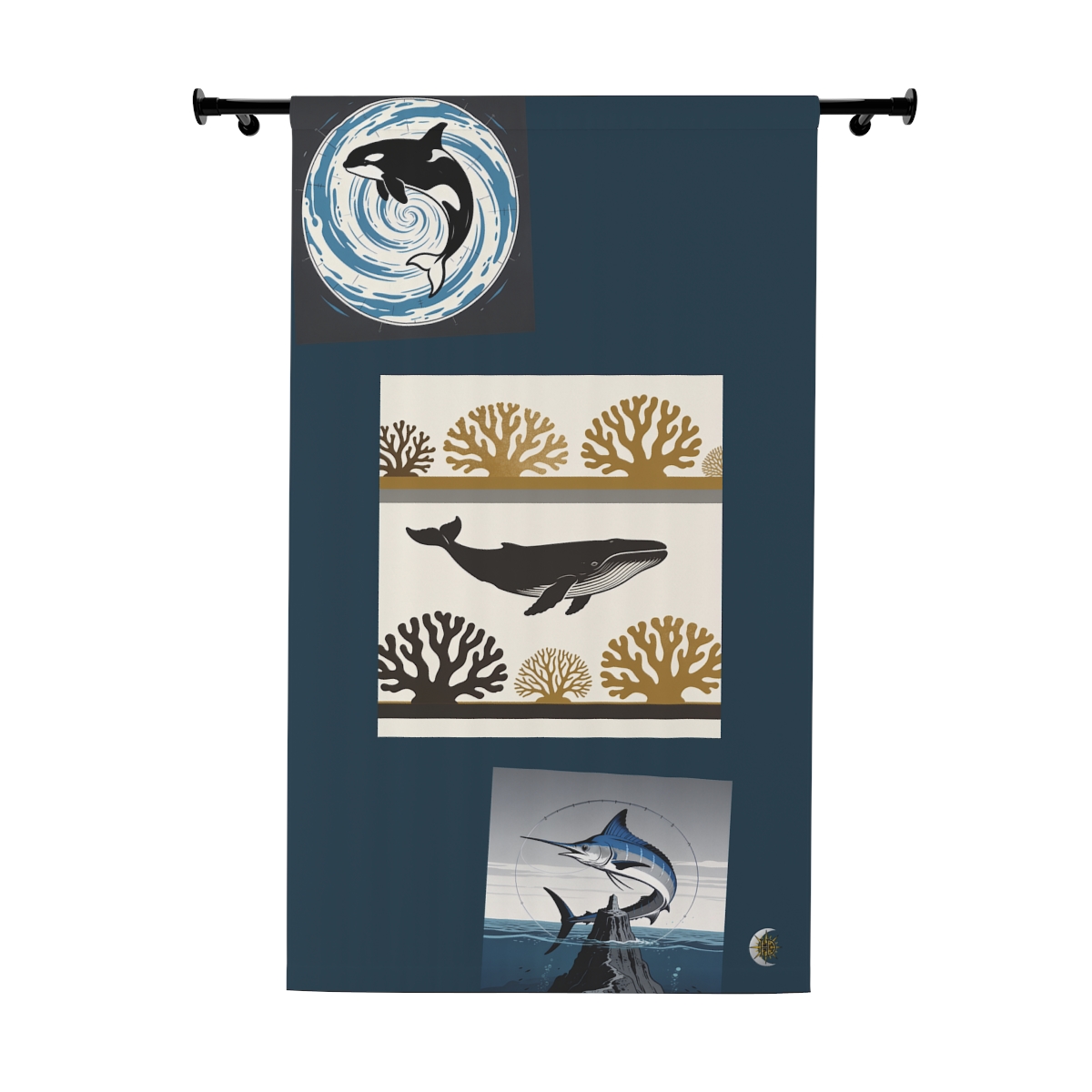 Original Art 635 Blackout Window Curtain Panel