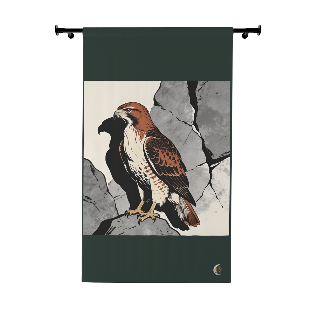 Original Art 672 Blackout Window Curtain Panel