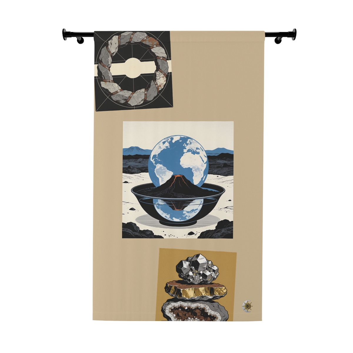 Original Art 677 Blackout Window Curtain Panel