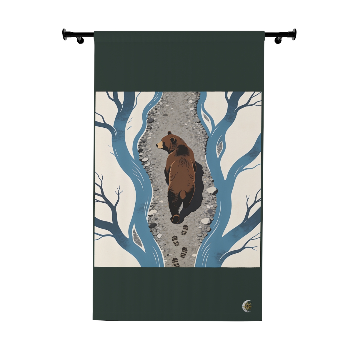 Original Art 687 Blackout Window Curtain Panel