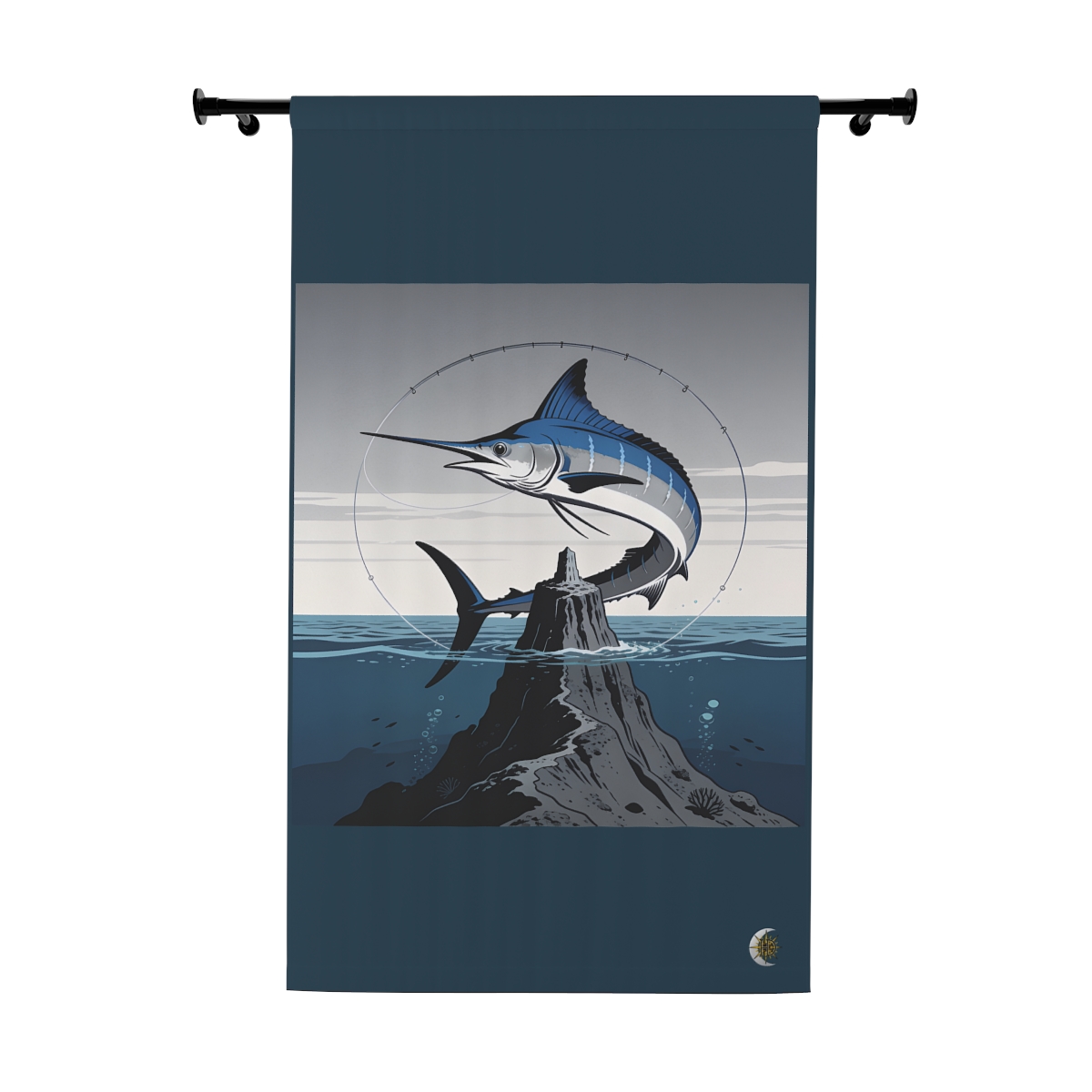 Original Art 688 Blackout Window Curtain Panel