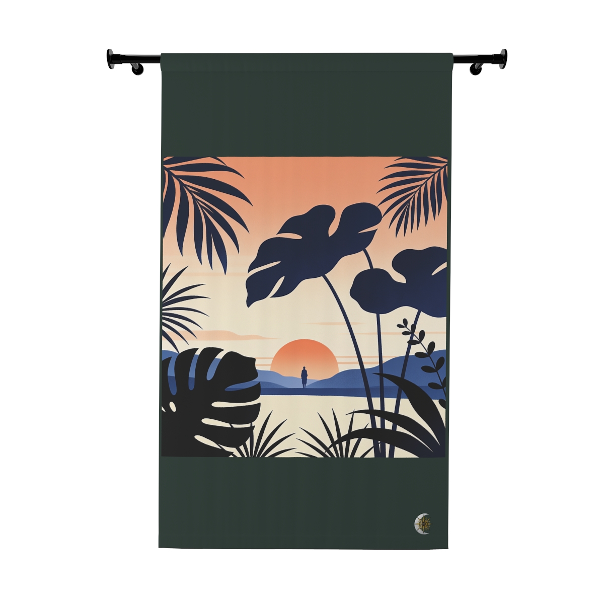 Original Art 693 Blackout Window Curtain Panel