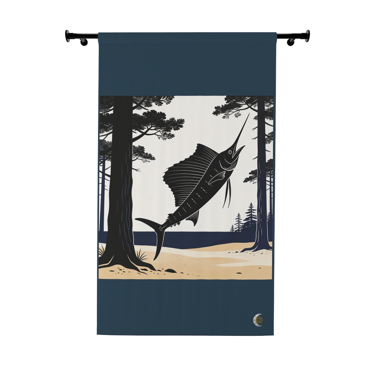 Original Art 704 Blackout Window Curtain Panel