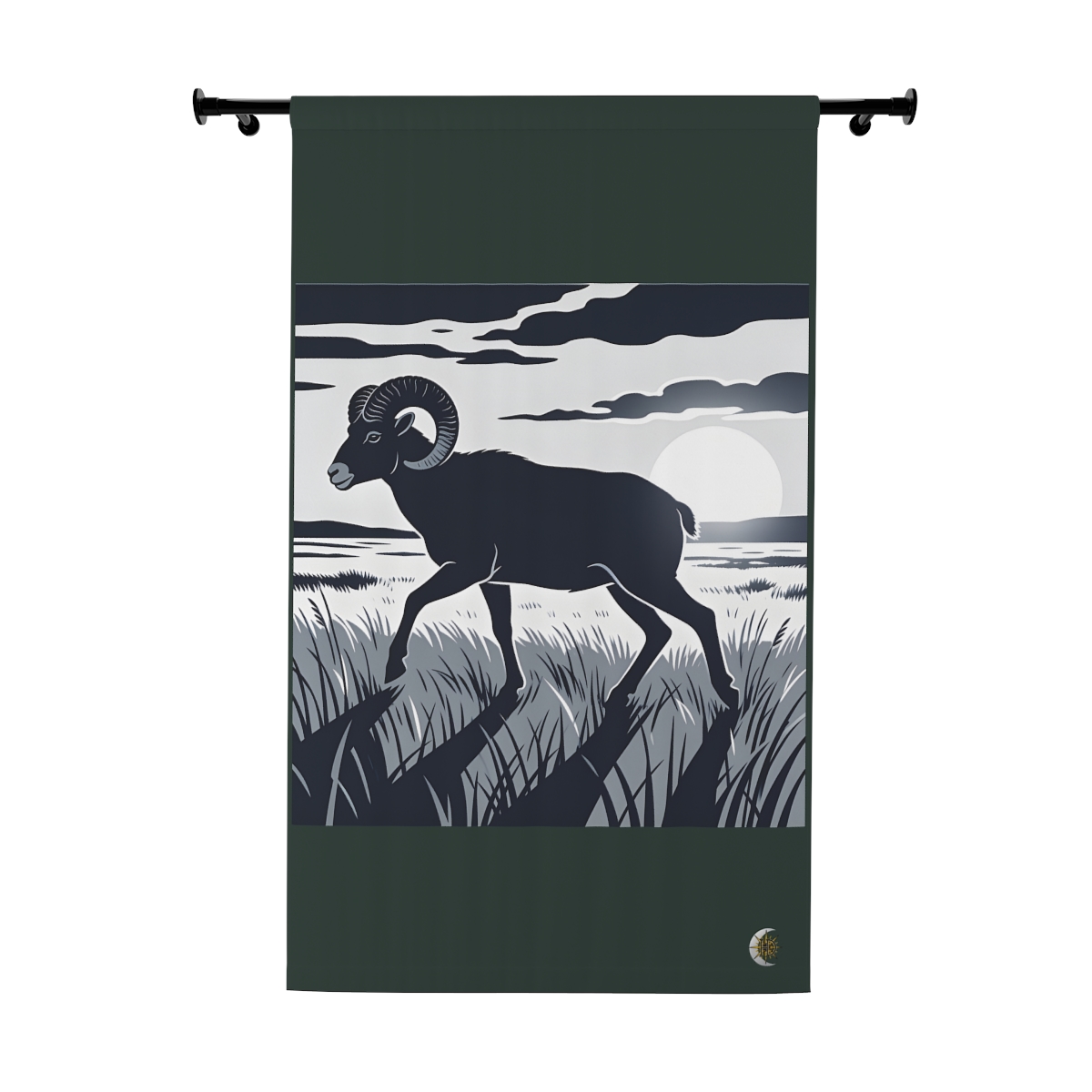 Original Art 725 Blackout Window Curtain Panel