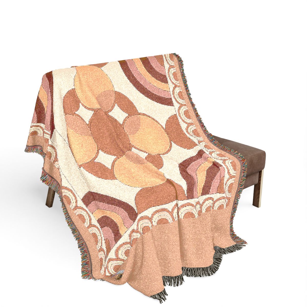 Original Art 5 100% Cotton Woven Blanket - Artwork / 80" × 60"