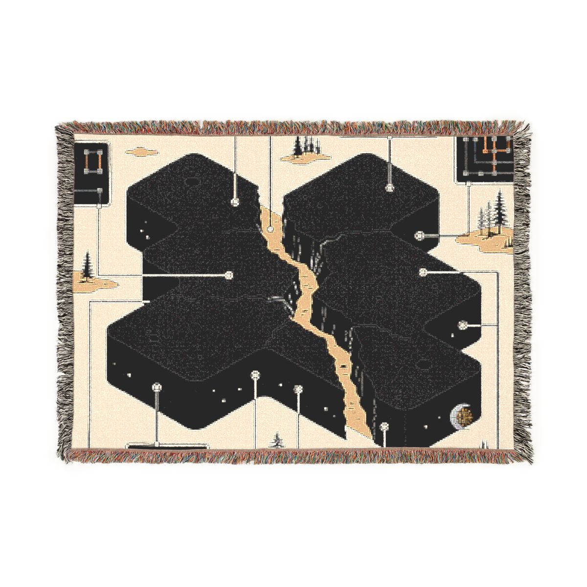 Original Art 1356 100% Cotton Woven Blanket