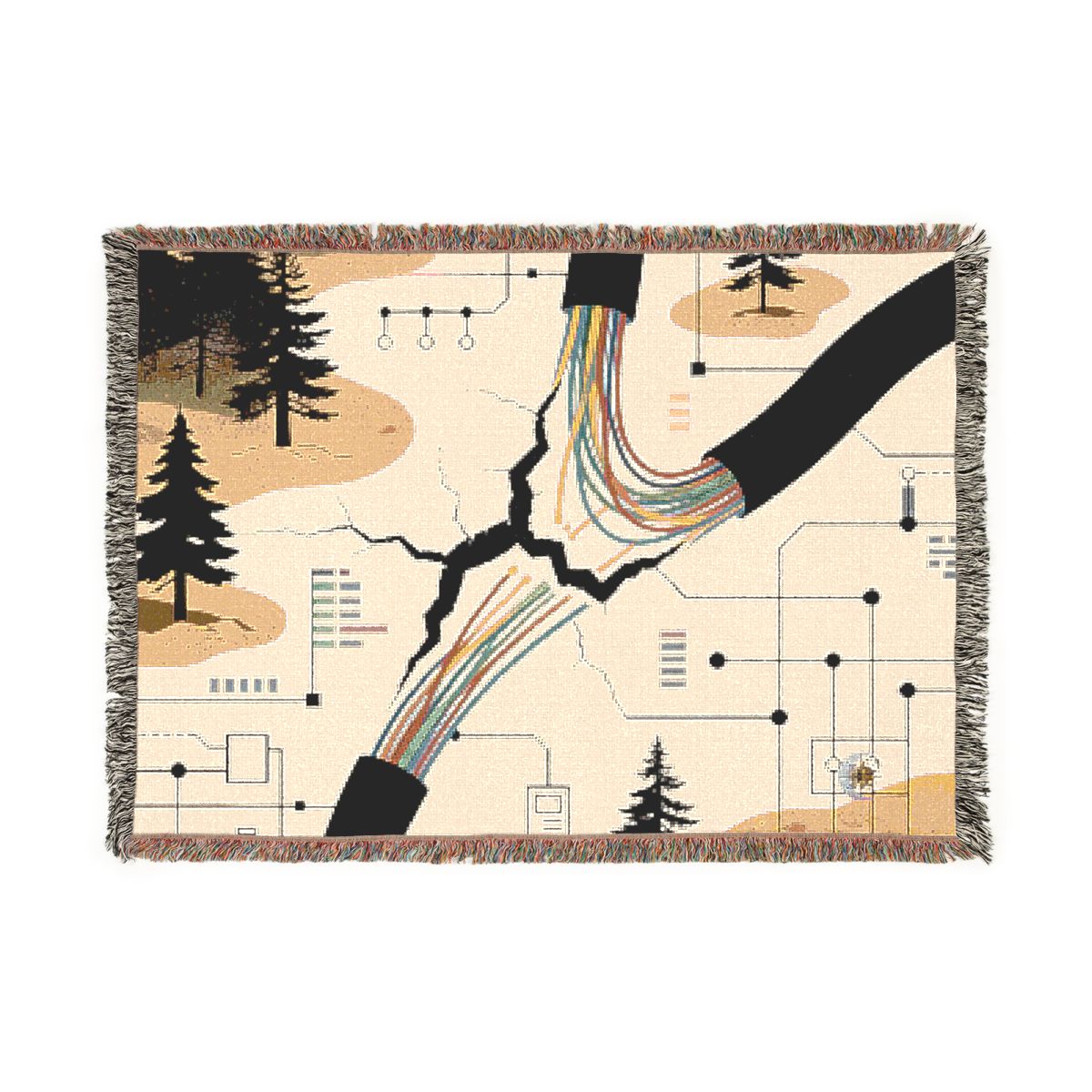 Original Art 1396 100% Cotton Woven Blanket