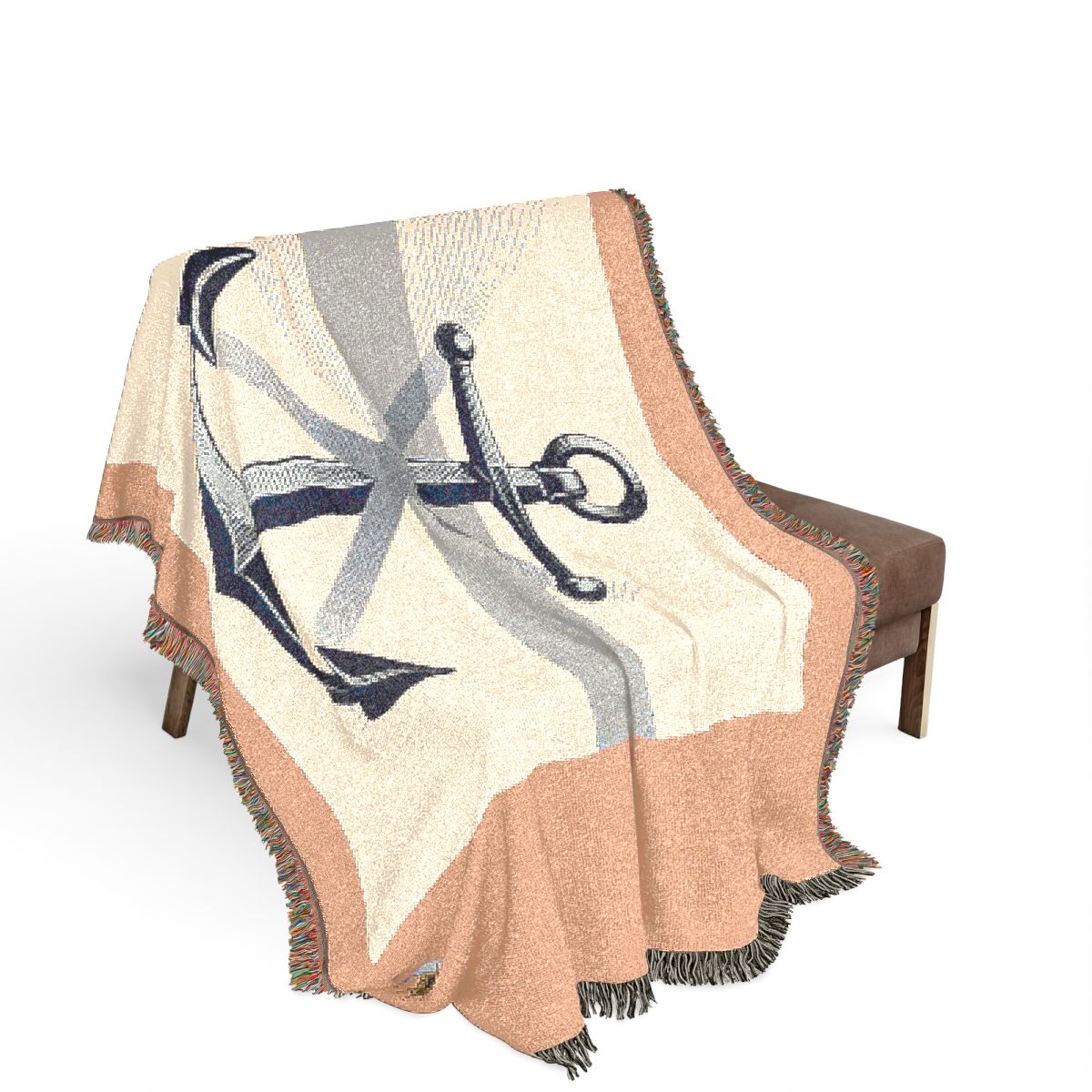 Original Art 1139 100% Cotton Woven Blanket, other view.