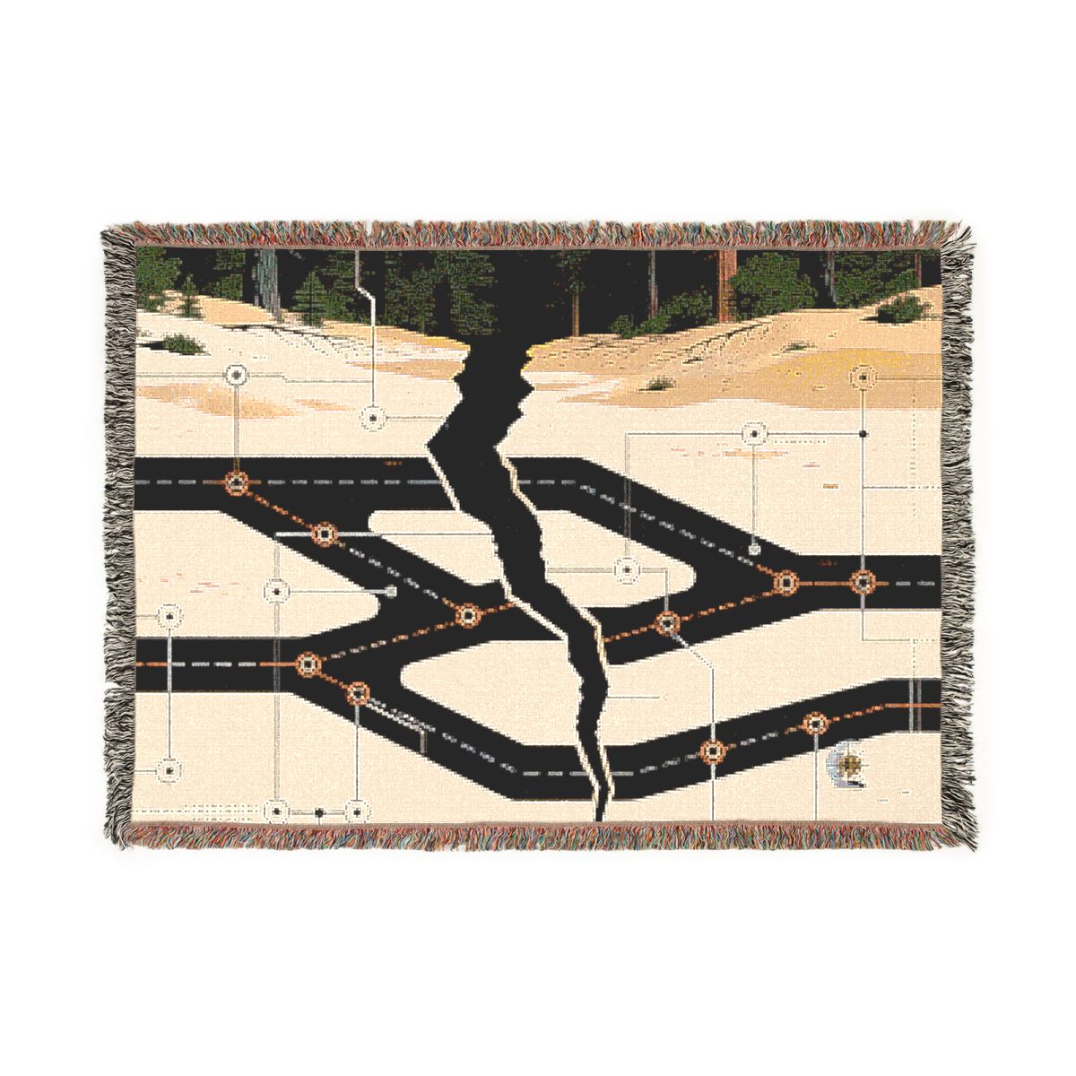 Original Art 1163 100% Cotton Woven Blanket