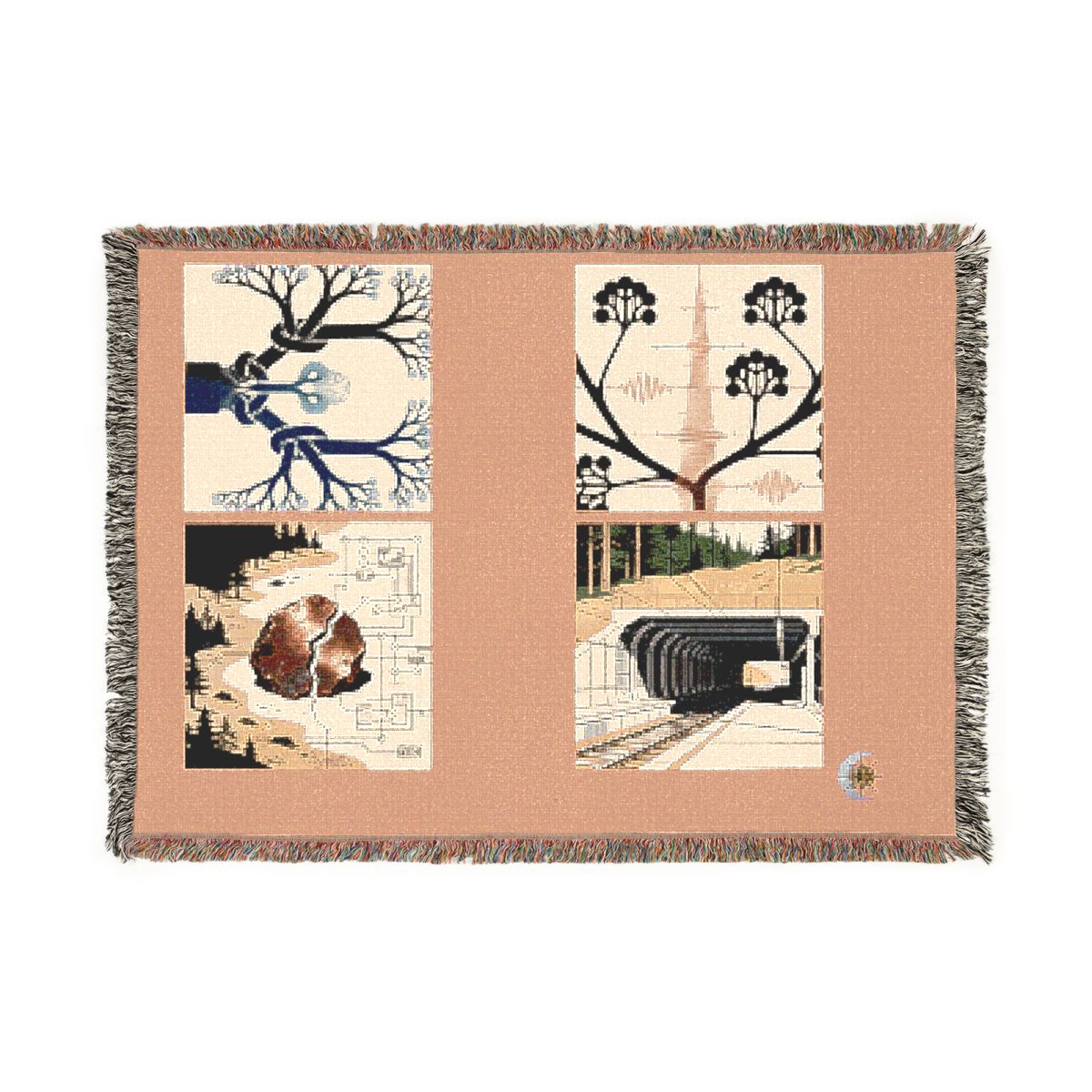 Original Art 1212 100% Cotton Woven Blanket