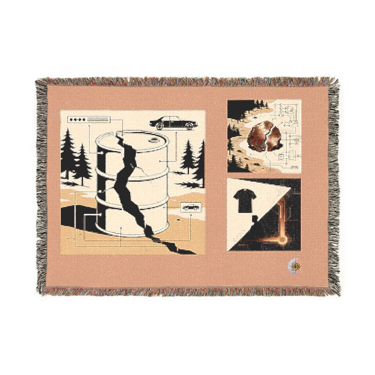 Original Art 1223 100% Cotton Woven Blanket