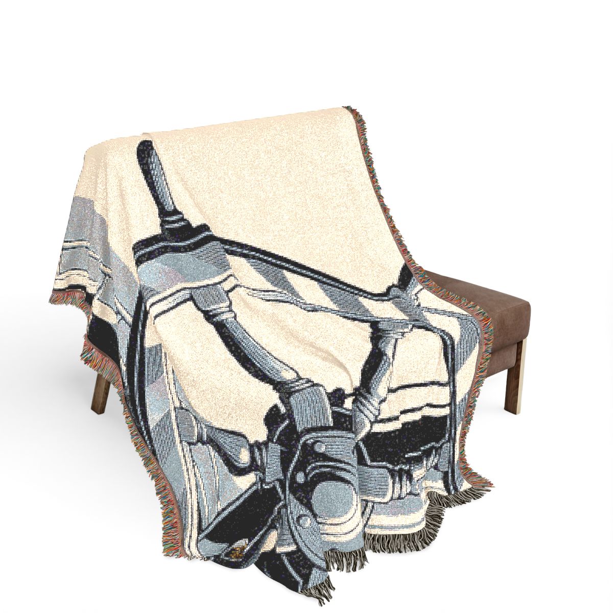 Original Art 990 100% Cotton Woven Blanket, other view.