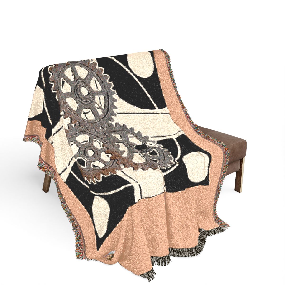Original Art 998 100% Cotton Woven Blanket, other view.