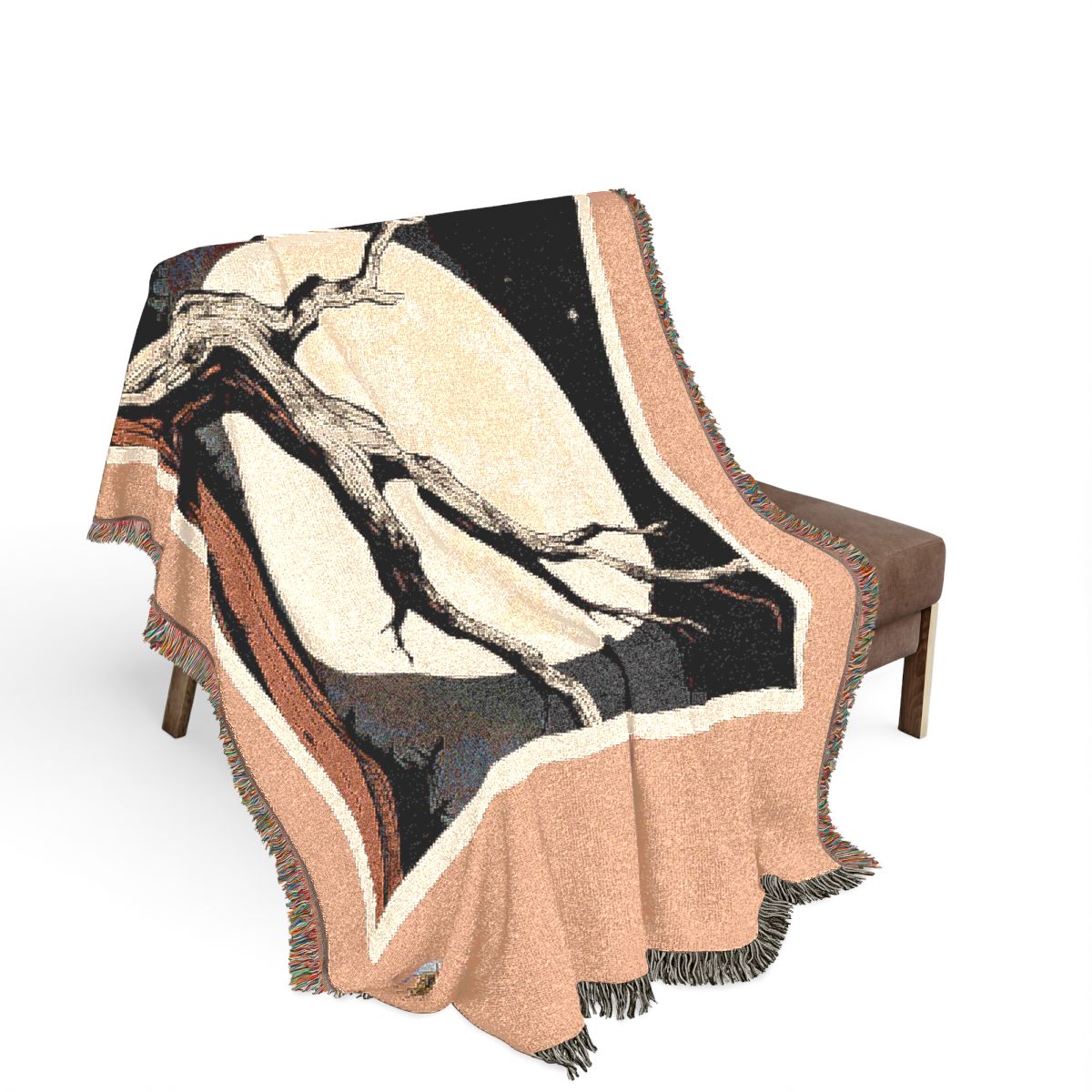 Original Art 1000 100% Cotton Woven Blanket, other view.