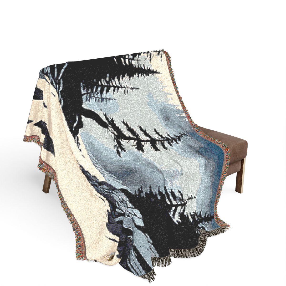 Original Art 1031 100% Cotton Woven Blanket — Artwork / 80" × 60"