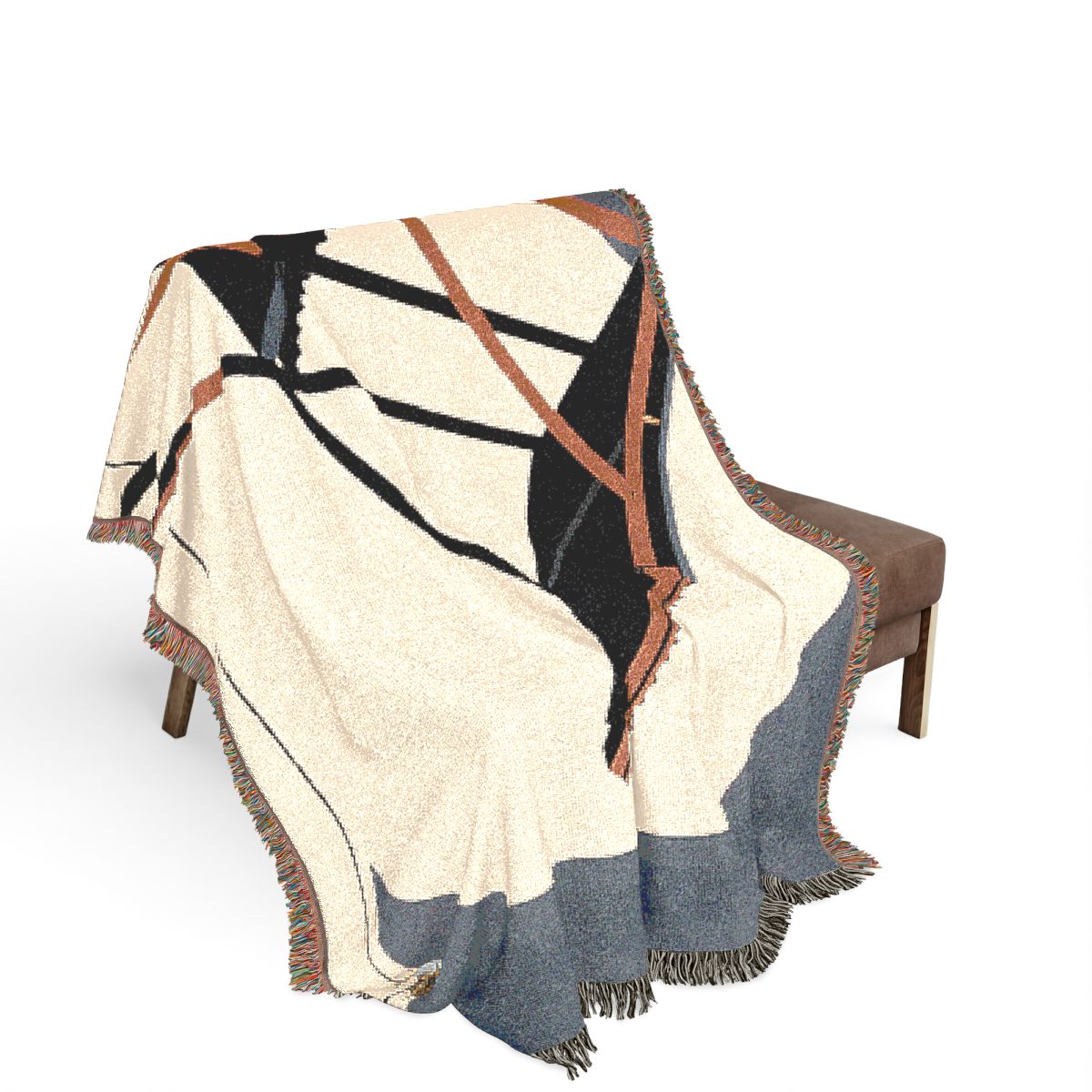 Original Art 1054 100% Cotton Woven Blanket — Artwork / 80" × 60"