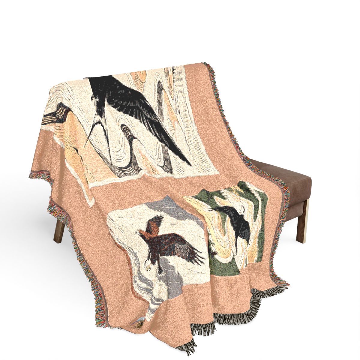 Original Art 1058 100% Cotton Woven Blanket — Artwork / 80" × 60"