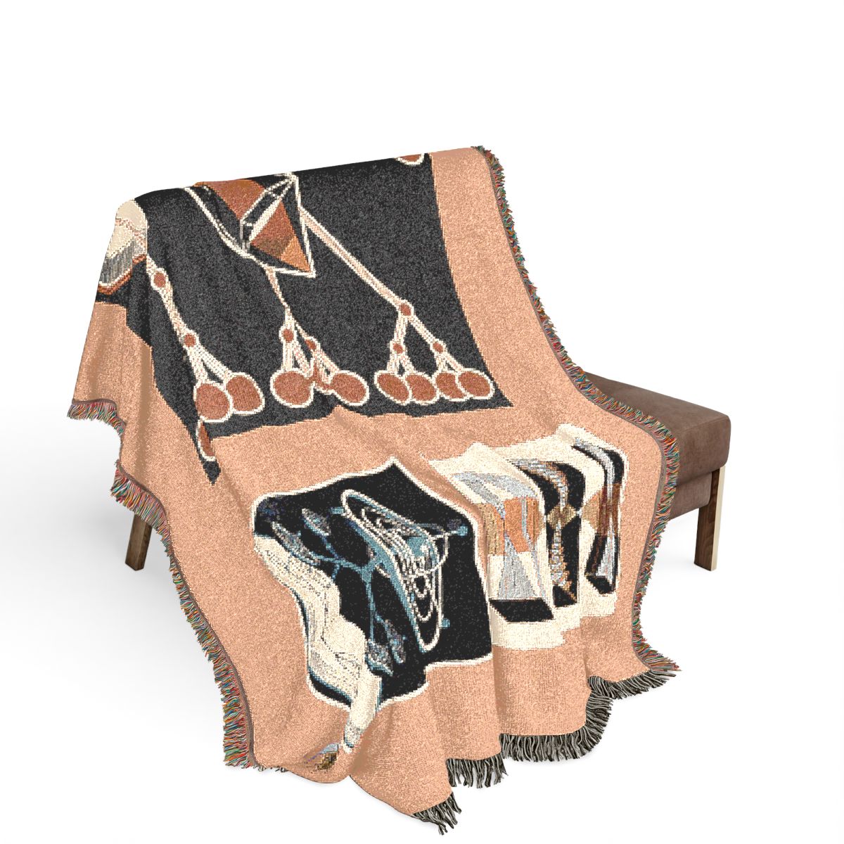 Original Art 1072 100% Cotton Woven Blanket — Artwork / 80" × 60"