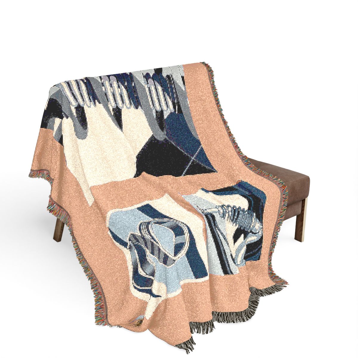 Original Art 1083 100% Cotton Woven Blanket — Artwork / 80" × 60"