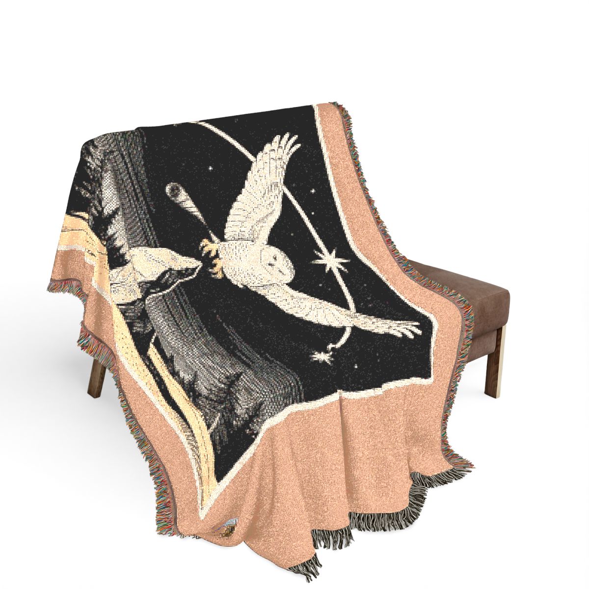 Original Art 1096 100% Cotton Woven Blanket — Artwork / 80" × 60"