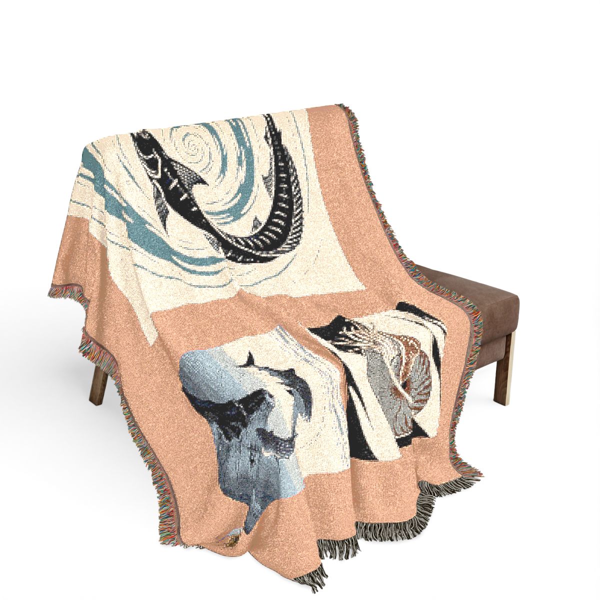 Original Art 1097 100% Cotton Woven Blanket — Artwork / 80" × 60"