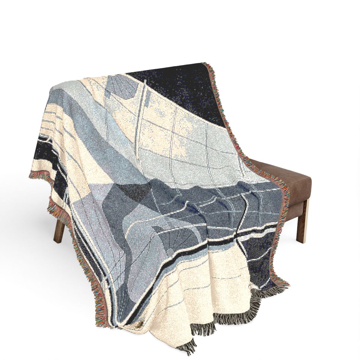 Original Art 1098 100% Cotton Woven Blanket — Artwork / 80" × 60"