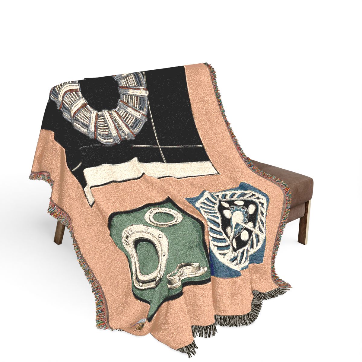 Original Art 1106 100% Cotton Woven Blanket — Artwork / 80" × 60"