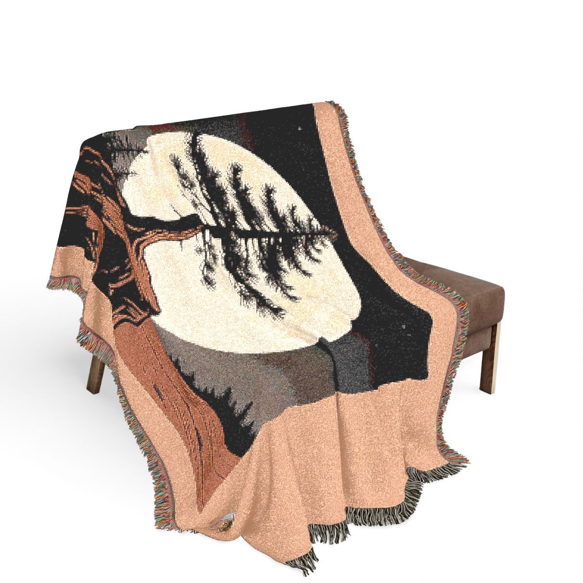 Original Art 1108 100% Cotton Woven Blanket — Artwork / 80" × 60"