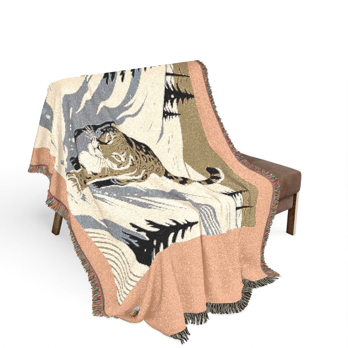Original Art 1112 100% Cotton Woven Blanket — Artwork / 80" × 60"