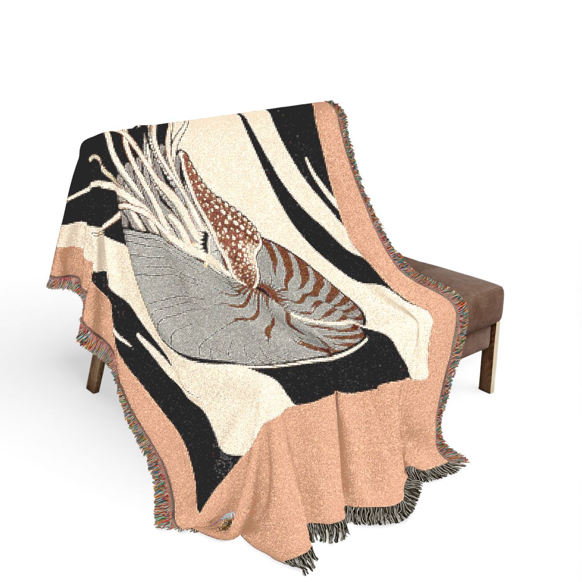 Original Art 1114 100% Cotton Woven Blanket — Artwork / 80" × 60"