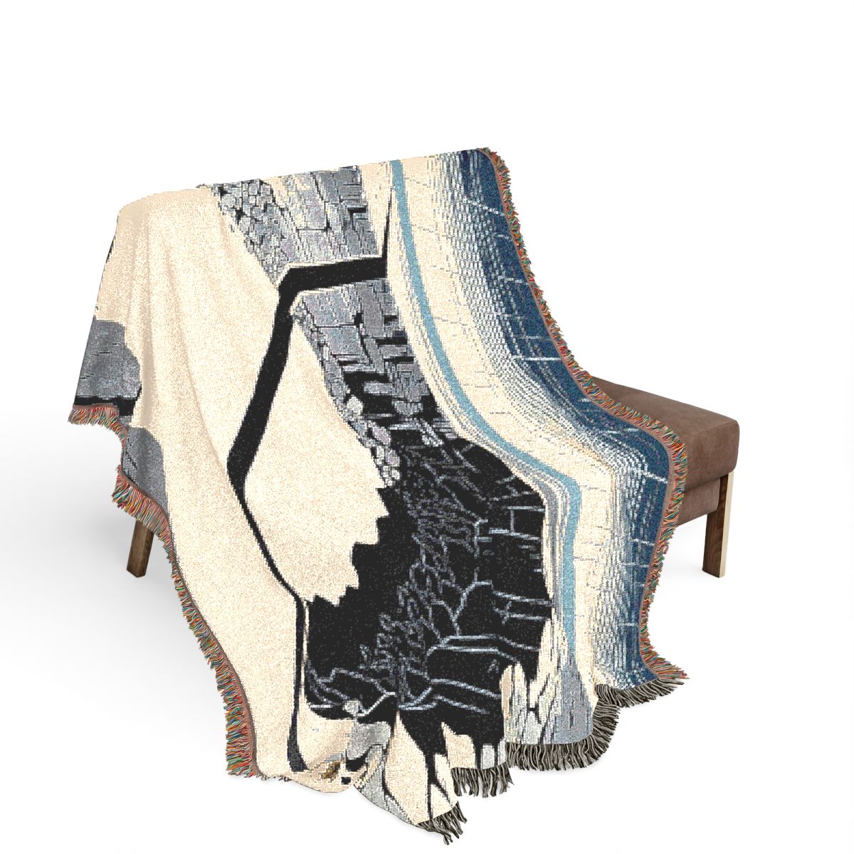 Original Art 1121 100% Cotton Woven Blanket — Artwork / 80" × 60"