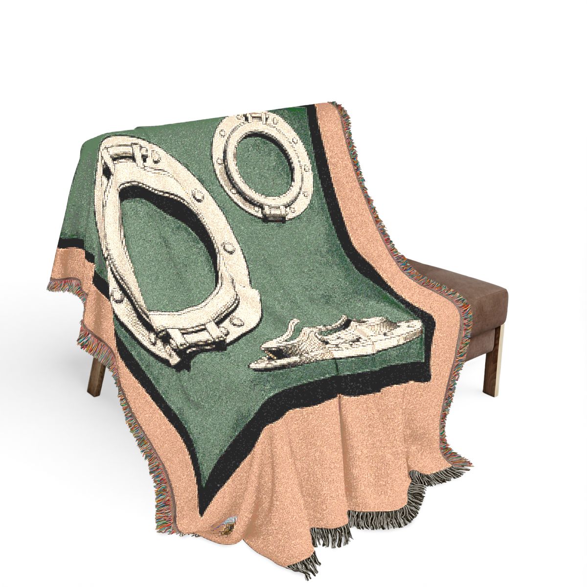 Original Art 1122 100% Cotton Woven Blanket — Artwork / 80" × 60"