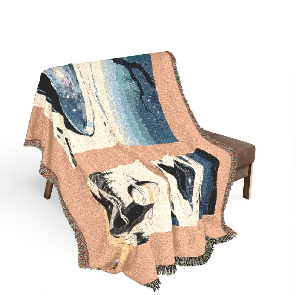 Original Art 782 100% Cotton Woven Blanket — Artwork / 80" × 60"