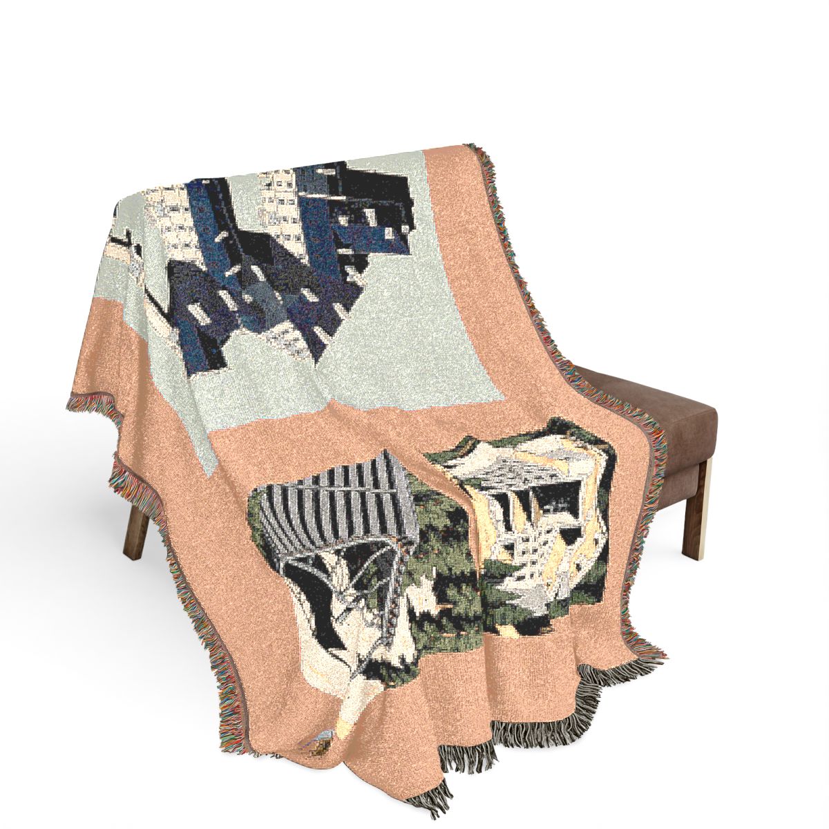 Original Art 788 100% Cotton Woven Blanket — Artwork / 80" × 60"