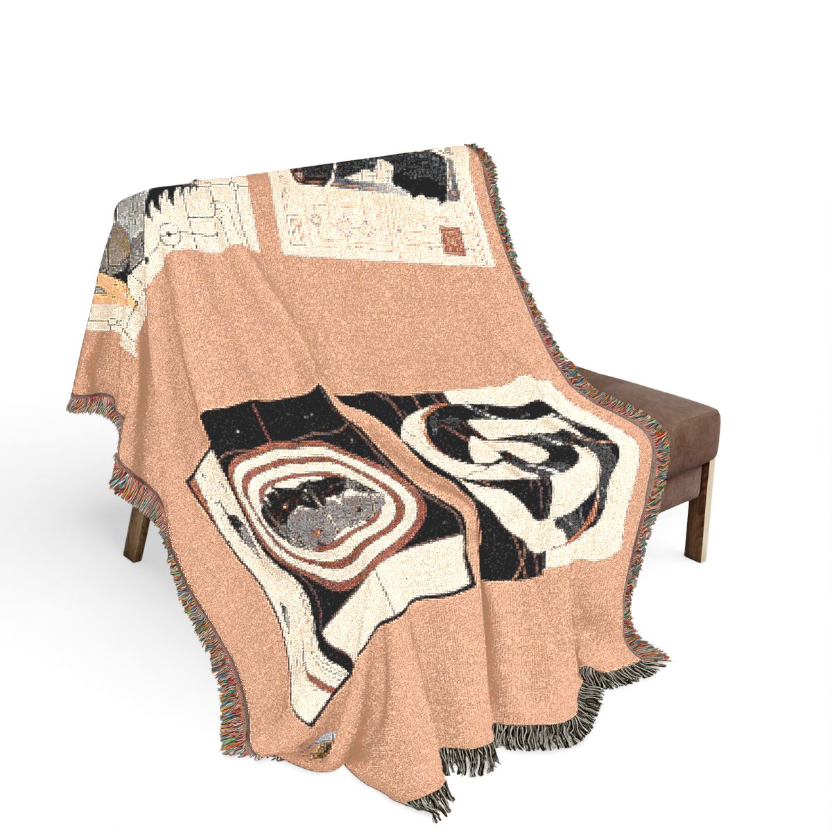 Original Art 789 100% Cotton Woven Blanket — Artwork / 80" × 60"