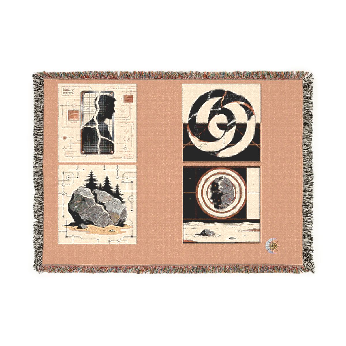 Original Art 789 100% Cotton Woven Blanket