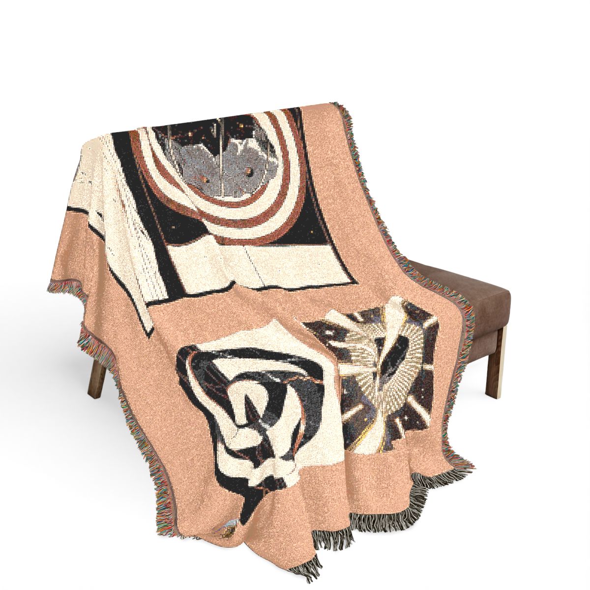 Original Art 790 100% Cotton Woven Blanket — Artwork / 80" × 60"