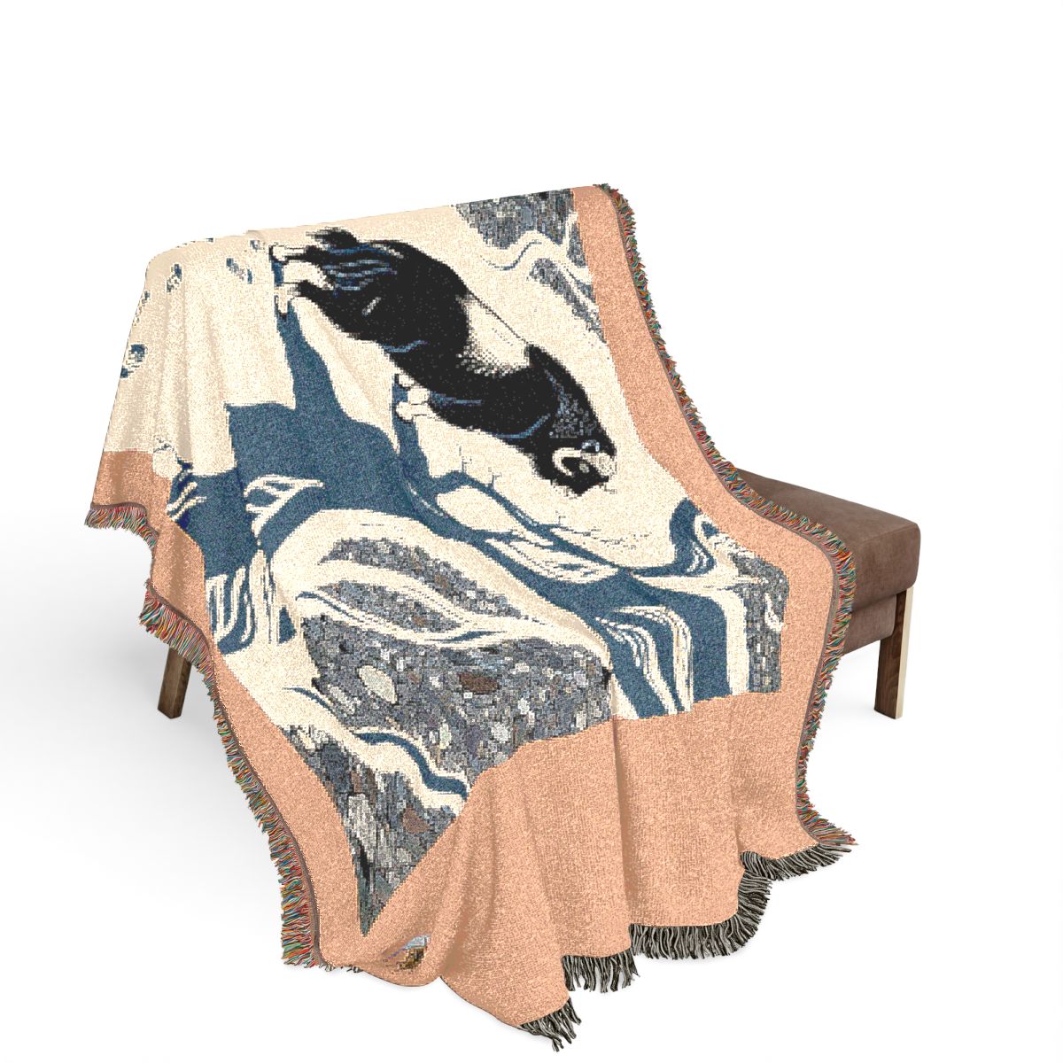 Original Art 791 100% Cotton Woven Blanket — Artwork / 80" × 60"