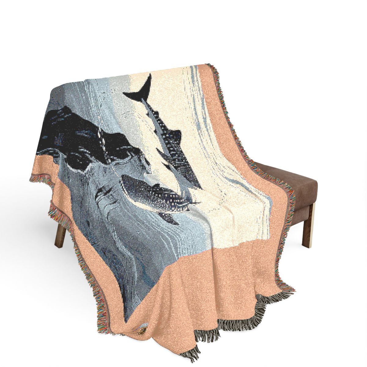 Original Art 792 100% Cotton Woven Blanket — Artwork / 80" × 60"